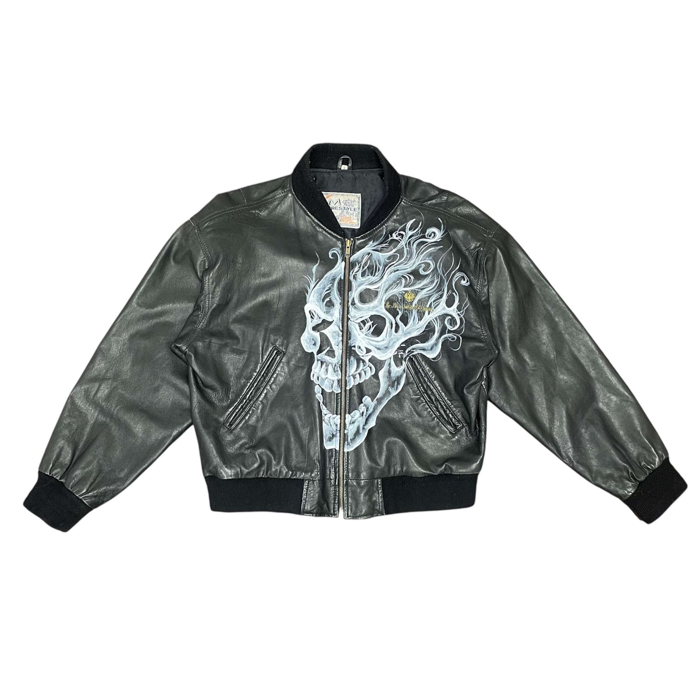Leather Bomber Jacket