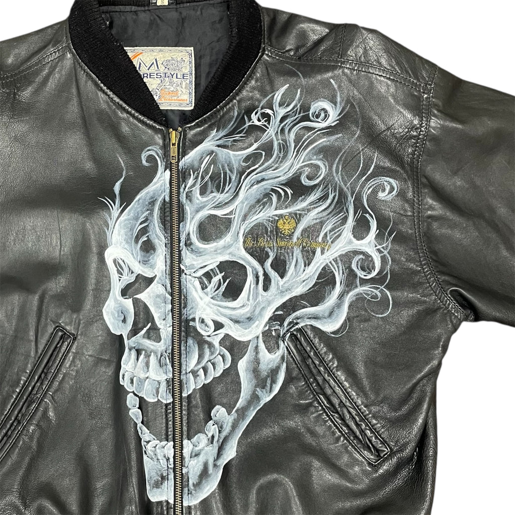 Leather Bomber Jacket